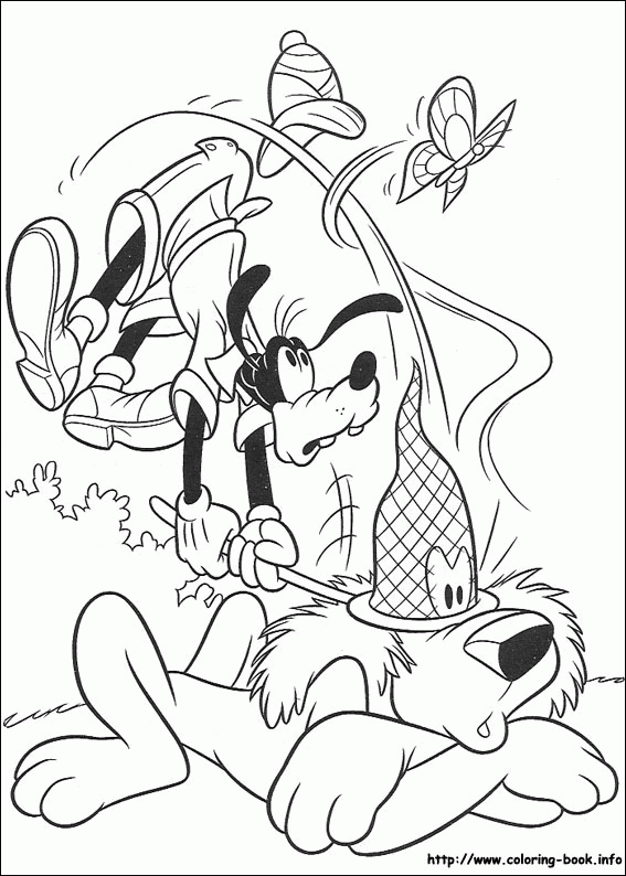 Goofy kolorowanki